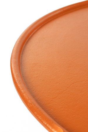 Orange Round Coffee Table | Bold Monkey Pinch Me | OROA.com
