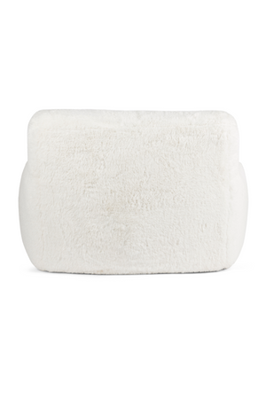 White Chunky Lounge Chair | Bold Monkey Cuddle the Yeti | OROA.com