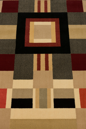 Multi-Colored Square Carpet | Bold Monkey Urban Maze | Oroa.com