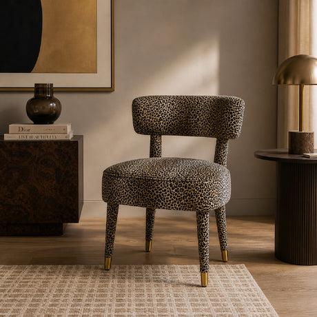   Modern European furniture - Animal Print Accent Chairs (2) - www.oroa.com | Oroa.com