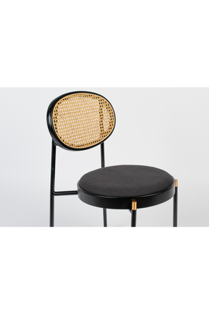 Rattan Back Dining Chairs (2) | Bold Monkey Don't Stop | OROA.com