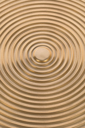 Gold Round Dining Table | Bold Monkey Hypnotising | OROA.com