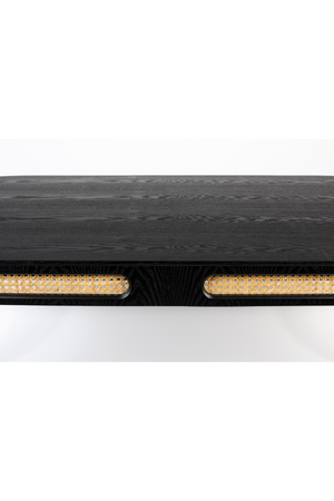 Rattan Boarder Dining Table | Bold Monkey Don't Stop The Webbing | Oroa.com