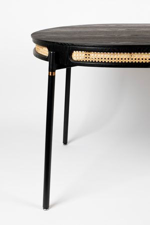 Rattan Boarder Dining Table | Bold Monkey Don't Stop The Webbing | Oroa.com