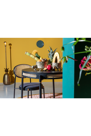 Rattan Boarder Dining Table | Bold Monkey Don't Stop The Webbing | Oroa.com