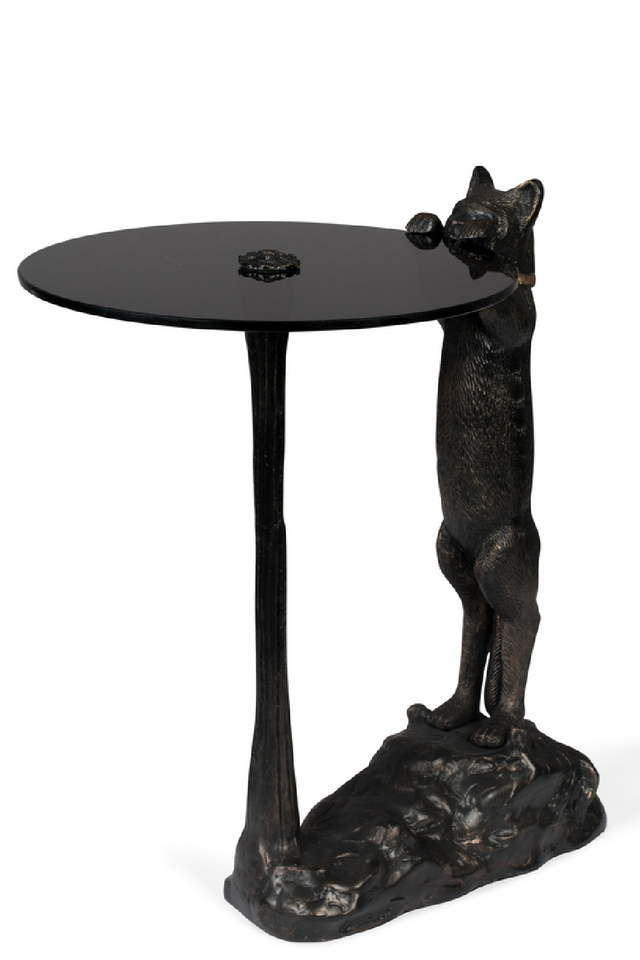 Black Panther Side Table | Bold Monkey No Girlfriend No Problem | OROA.com