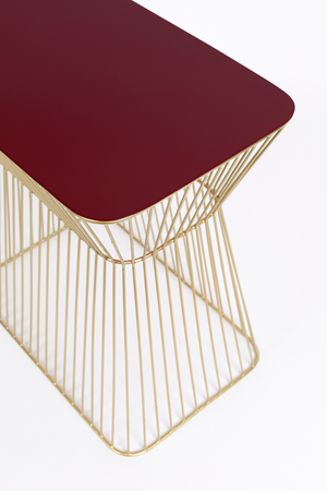 Modern Glam Side Table | Bold Monkey No Offence | OROA.com