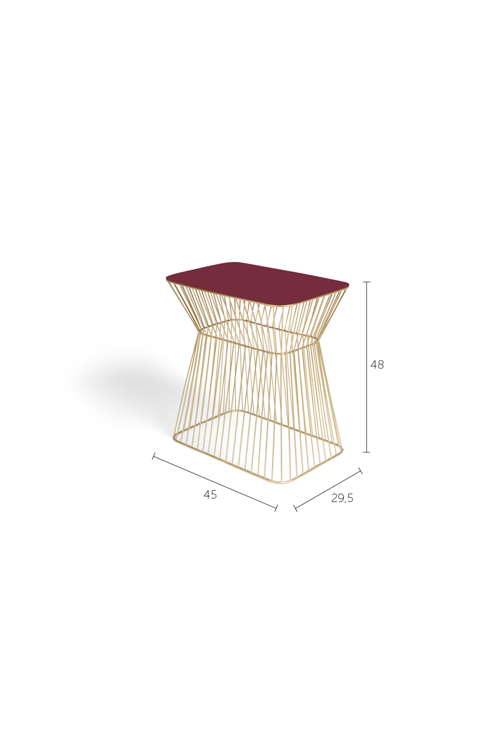 Modern Glam Side Table | Bold Monkey No Offence | OROA.com