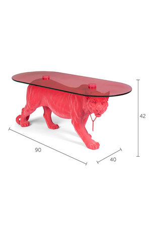 Panther Sculpture Coffee Table | Bold Monkey Dope As Hell | OROA.com
