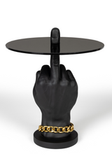 Retro Art Side Table | Bold Monkey Fother Mucker | OROA.com