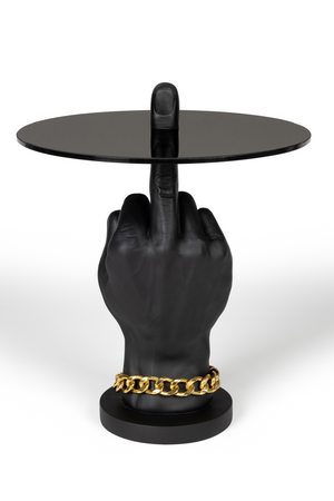 Retro Art Side Table | Bold Monkey Fother Mucker | OROA.com