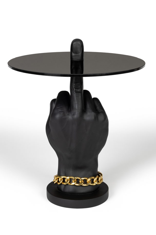 Retro Art Side Table | Bold Monkey Fother Mucker | OROA.com