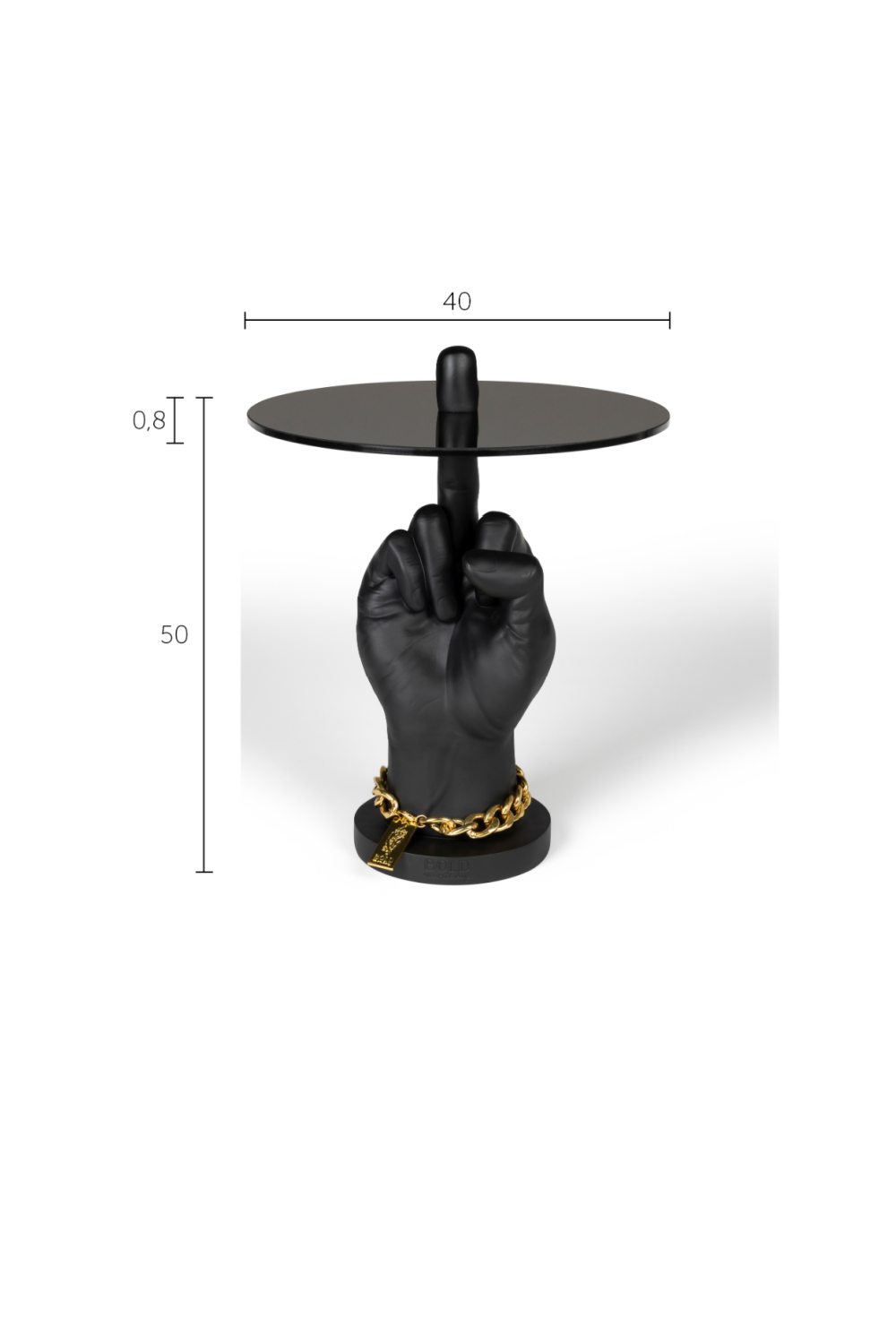 Retro Art Side Table | Bold Monkey Fother Mucker | OROA.com