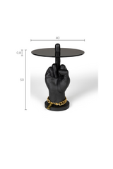 Retro Art Side Table | Bold Monkey Fother Mucker | OROA.com