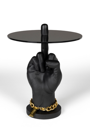 Retro Art Side Table | Bold Monkey Fother Mucker | OROA.com