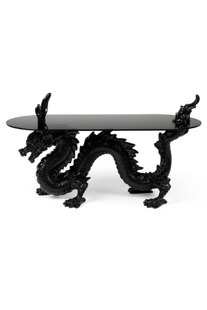 Sculptural Art Deco Coffee Table | Bold Monkey Dragonized Bastard | OROA.com