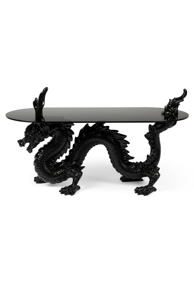 Sculptural Art Deco Coffee Table | Bold Monkey Dragonized Bastard | OROA.com