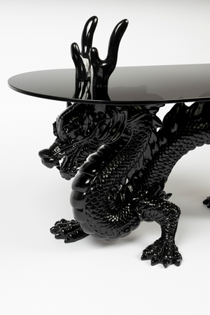 Sculptural Art Deco Coffee Table | Bold Monkey Dragonized Bastard | OROA.com