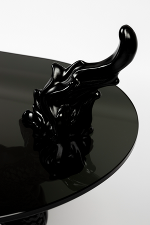 Sculptural Art Deco Coffee Table | Bold Monkey Dragonized Bastard | OROA.com