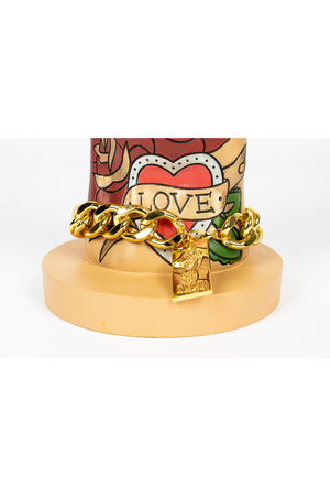 Retro Art Side Table | Bold Monkey Fother Mucker | OROA.com