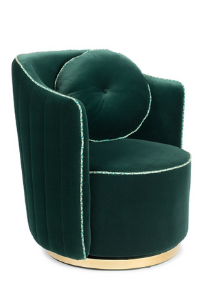 Velvet Swivel Lounge Chair | Bold Monkey Sassy Granny | Oroa.com