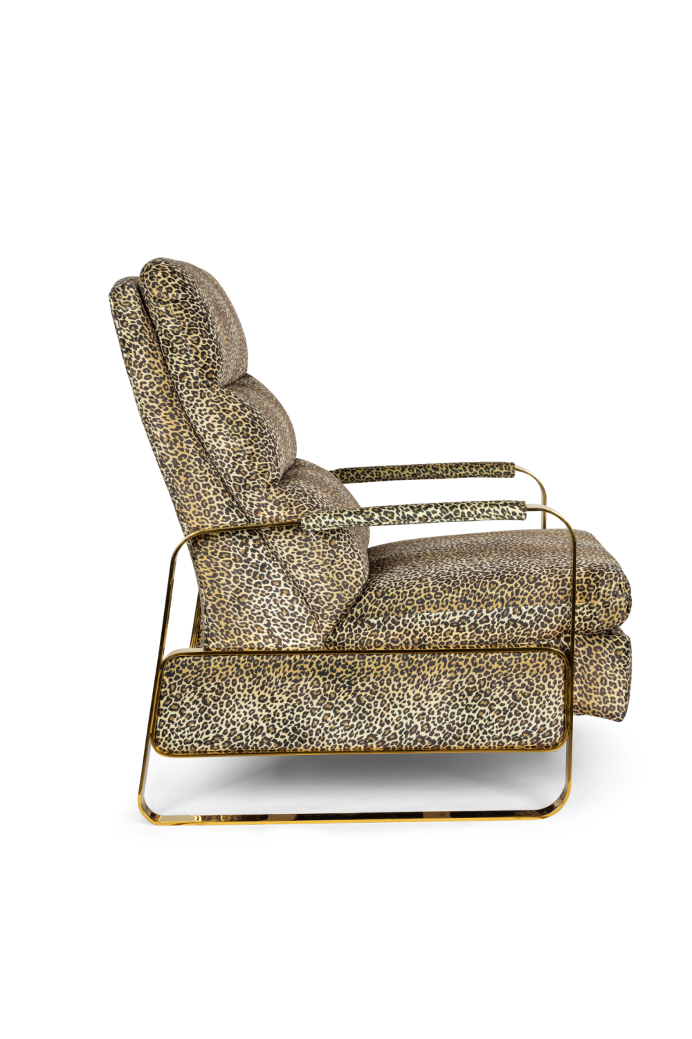 Panther Patterned Recliner Chair | Bold Monkey Relax Like Chandler | OROA.com