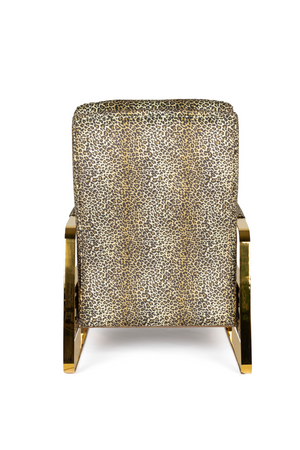 Panther Patterned Recliner Chair | Bold Monkey Relax Like Chandler | OROA.com