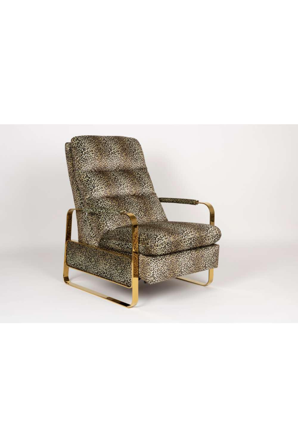 Panther Patterned Recliner Chair | Bold Monkey Relax Like Chandler | OROA.com