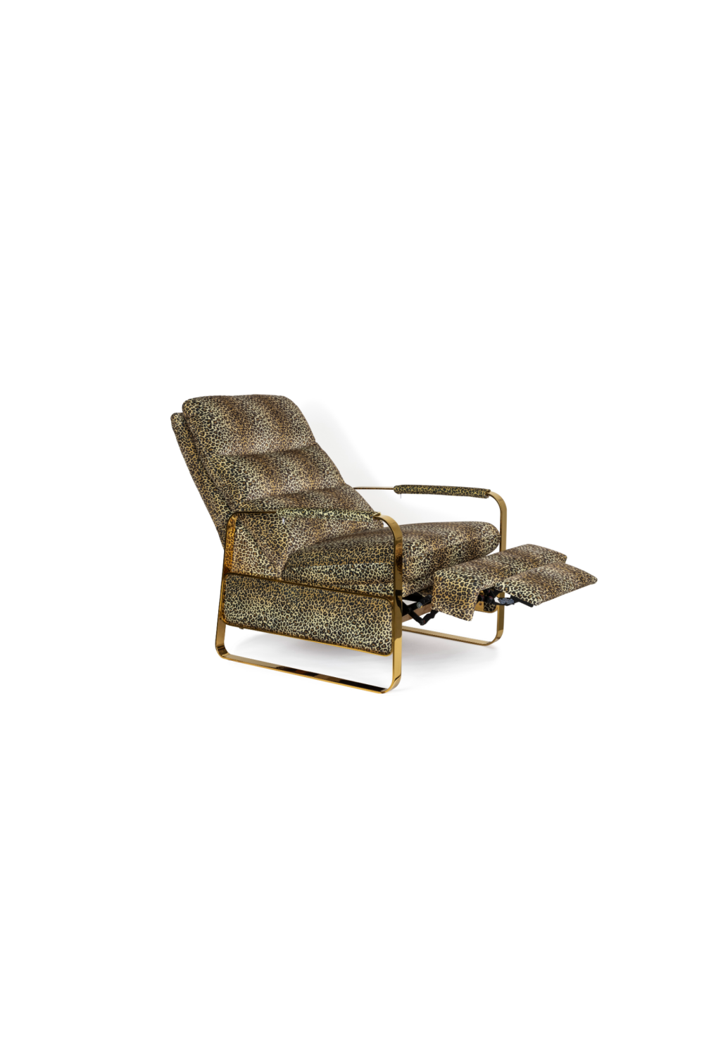 Panther Patterned Recliner Chair | Bold Monkey Relax Like Chandler | OROA.com