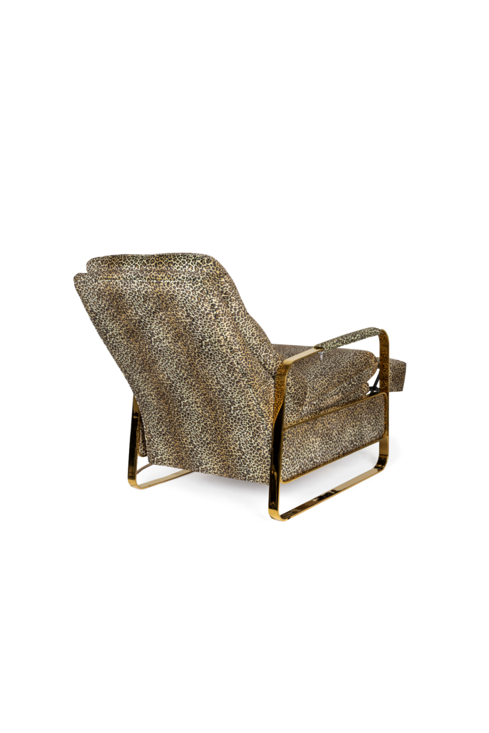Panther Patterned Recliner Chair | Bold Monkey Relax Like Chandler | OROA.com