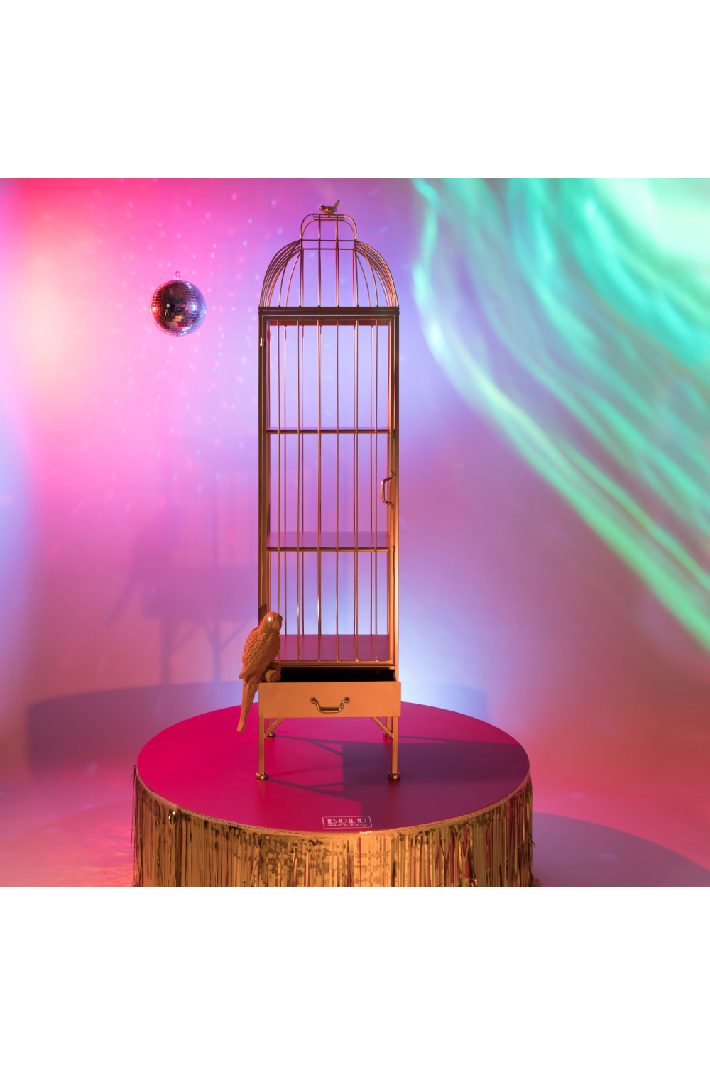 Art Deco Golden Cabinet | Bold Monkey Unlock Me | OROA.com