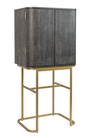 2-Door Mirrored Wine Cabinet | Bold Monkey Ava Morgana | Oroa.com