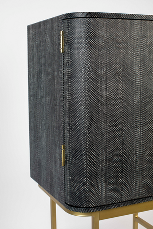 2-Door Mirrored Wine Cabinet | Bold Monkey Ava Morgana | Oroa.com