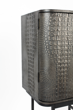 2-Door Mirrored Wine Cabinet | Bold Monkey Ava Morgana | Oroa.com