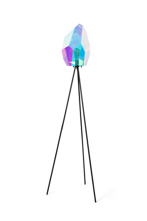 Holographic Shade Floor Lamp | Bold Monkey Diamond Dear | OROA.com