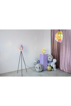 Holographic Shade Floor Lamp | Bold Monkey Diamond Dear | OROA.com