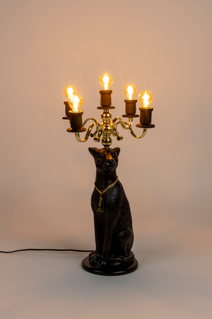 Art Deco Floor Lamp | Bold Monkey Proudly Crowned Panther | OROA.com