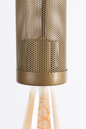 Gold Tubular Pendant Lamp | Bold Monkey Sweet Mesh | OROA.com