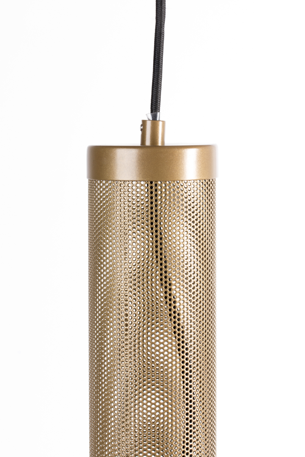 Gold Tubular Pendant Lamp | Bold Monkey Sweet Mesh | OROA.com