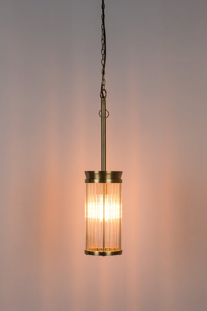 Brass Pendant Lamp M | Bold Monkey Angel on Fire | OROA.com