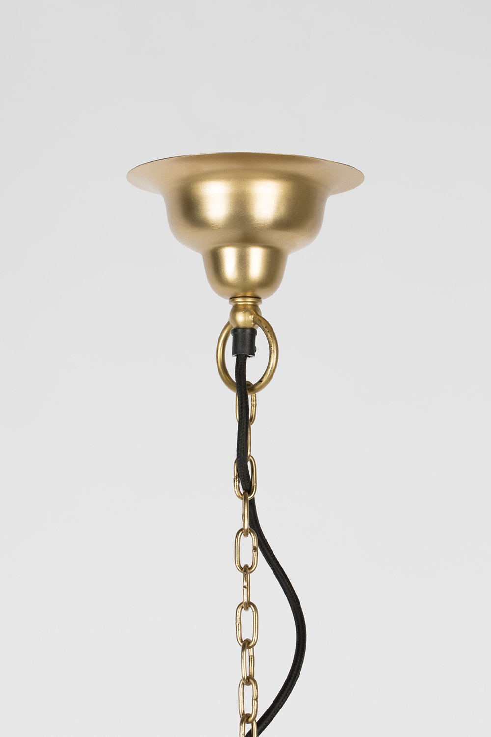Brass Pendant Lamp M | Bold Monkey Angel on Fire | OROA.com