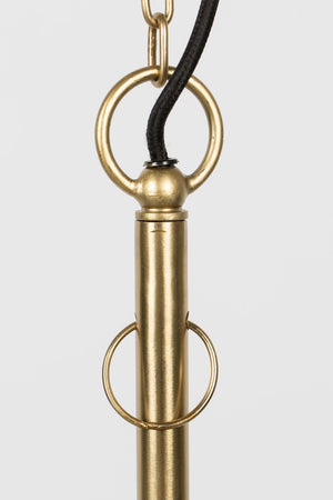 Brass Pendant Lamp M | Bold Monkey Angel on Fire | OROA.com