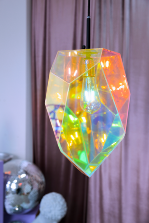 Holographic Pendant Lamp | Bold Monkey Diamond Dear | OROA.com