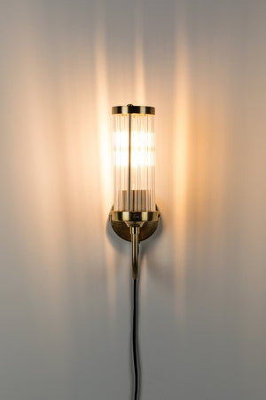 Brass Wall Lamp | Bold Monkey Angel on Fire | OROA.com