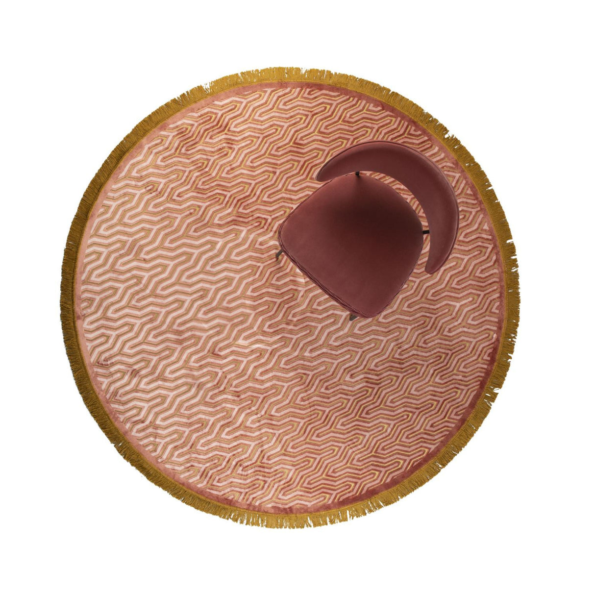   Pink Round Carpet | Oroa.com