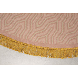   Pink Round Carpet | Oroa.com