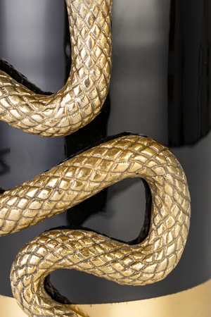 Aluminum Cylindrical Modern Vase M | Bold Monkey Never Hurt A Snake | OROA.com