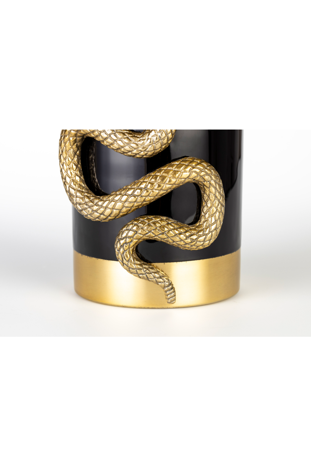 Aluminum Cylindrical Modern Vase M | Bold Monkey Never Hurt A Snake | OROA.com
