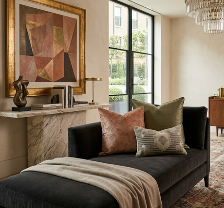 Brink Rose Decorative Pillow Cover | DEKOWE Kelly Wearstler