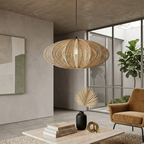   Open Weave Rope Pendant | Oroa.com